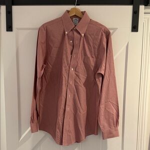 Brooks Brothers Men's Button-Down Shirt in Red pattern